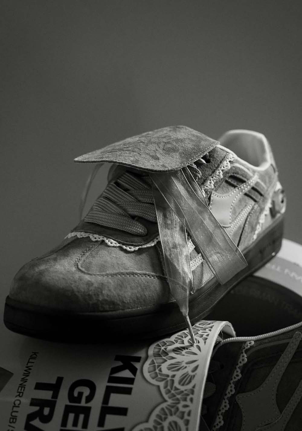 KILLWINNER丨Retro Training Sneaker-Lace Grey - PSYLOS 1, KILLWINNER丨Retro Training Sneaker-Lace Grey, Retro Trainers, KILLWINNER•JAPAN, PSYLOS 1